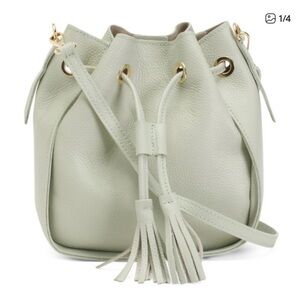 CHEVAL Made In Italy Leather Tassel
Strings Bucket Hobo